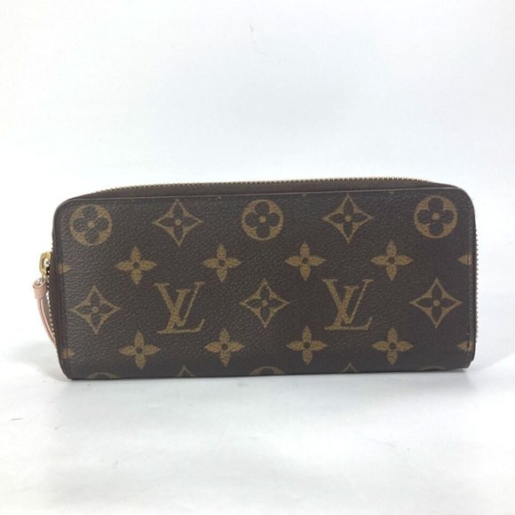 LOUIS VUITTON Monogram Portefeuille-Clemence Zip Around Long Wallet - Picture 1 of 16
